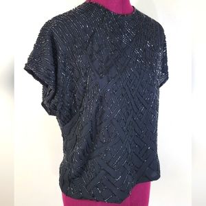 Vintage Jack Bryan beaded top